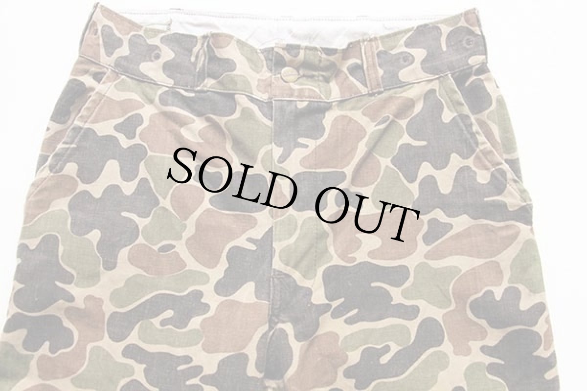 画像2: 80s L.L.Bean ダックハンターカモ ダック地 ハンティングパンツ w32 (2)