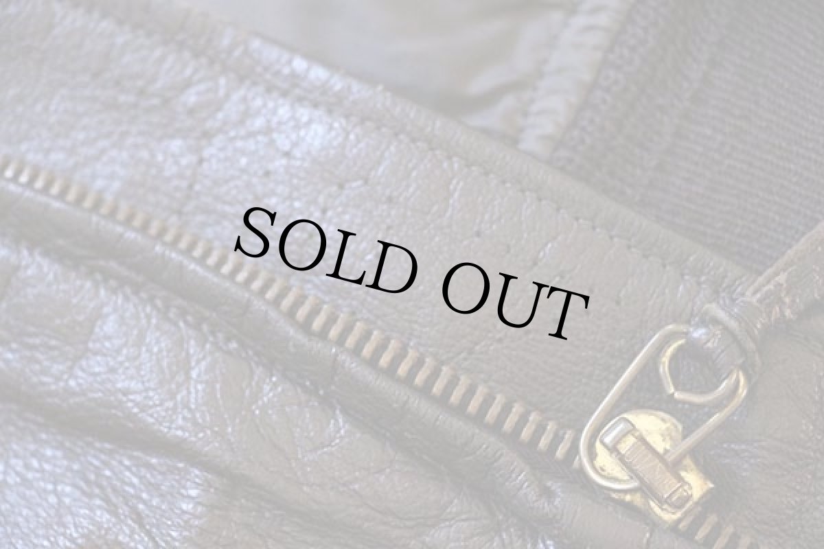 画像5: 60s 米軍 U.S.NAVY G-1 フライト レザージャケット 42 (5)