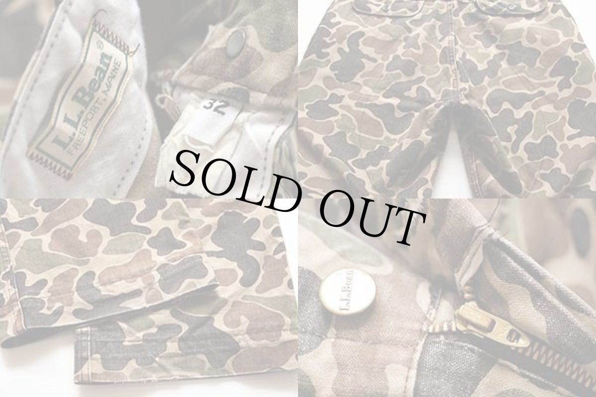 画像3: 80s L.L.Bean ダックハンターカモ ダック地 ハンティングパンツ w32 (3)