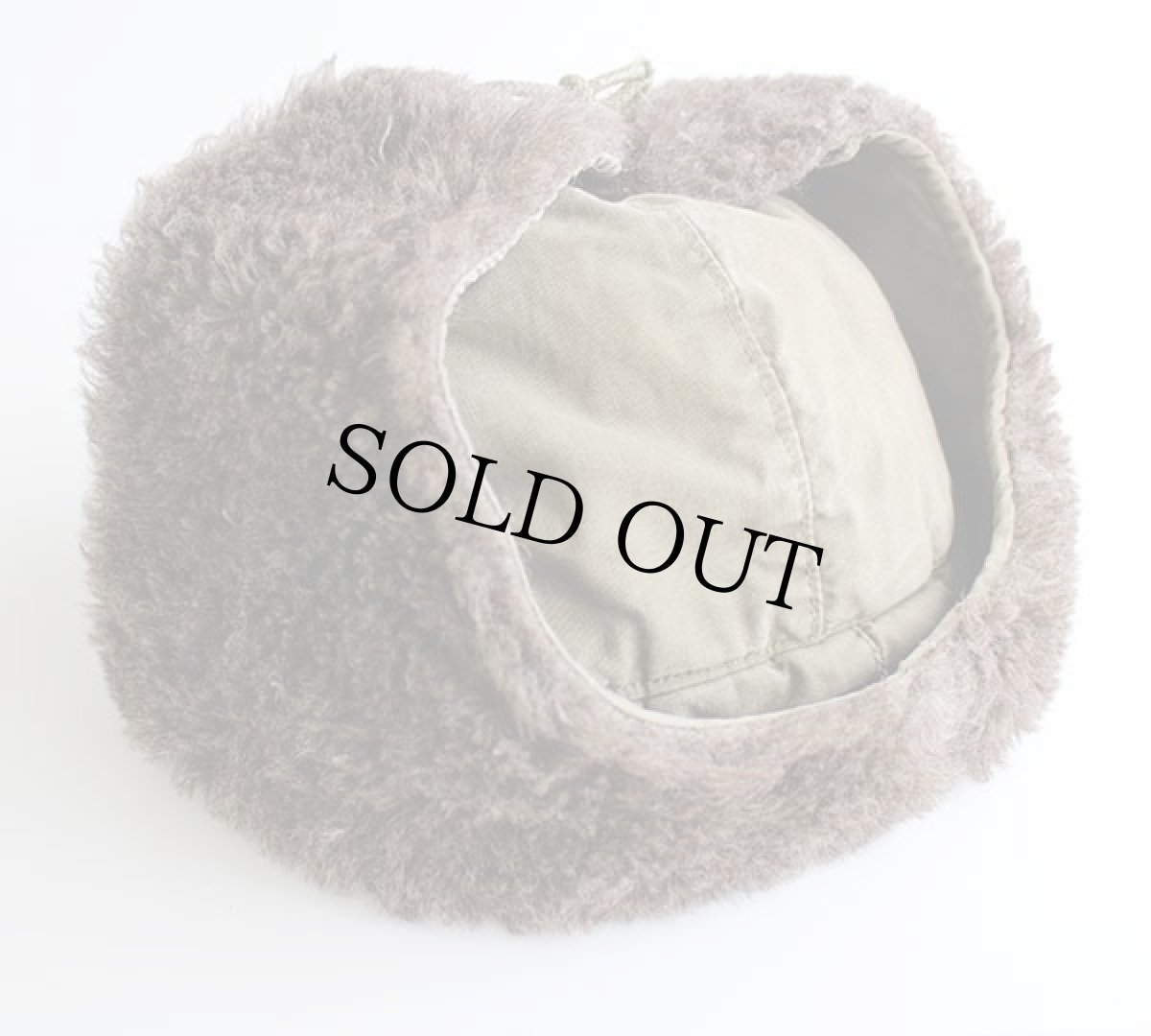 画像3: 50s 米軍 U.S.ARMY M-51 アルパカ パイルキャップ オリーブドラブ 7★M-Q1 (3)