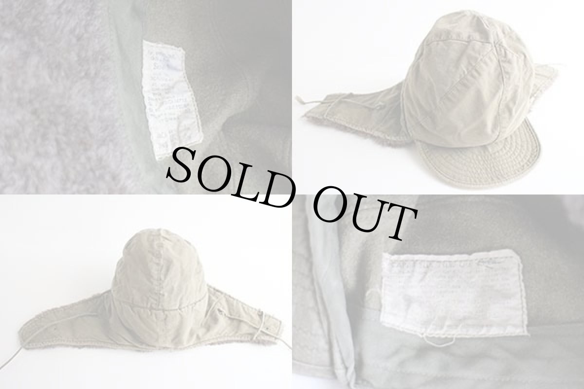 画像4: 50s 米軍 U.S.ARMY M-51 アルパカ パイルキャップ オリーブドラブ 7★M-Q1 (4)