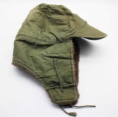 画像1: 50s 米軍 U.S.ARMY M-51 アルパカ パイルキャップ オリーブドラブ 7 1/4★M-Q1 (1)