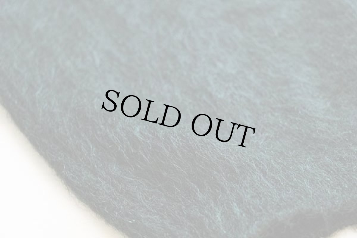 画像5: 60s Sears Vネック モヘヤ ニット セーター 深緑 M (5)