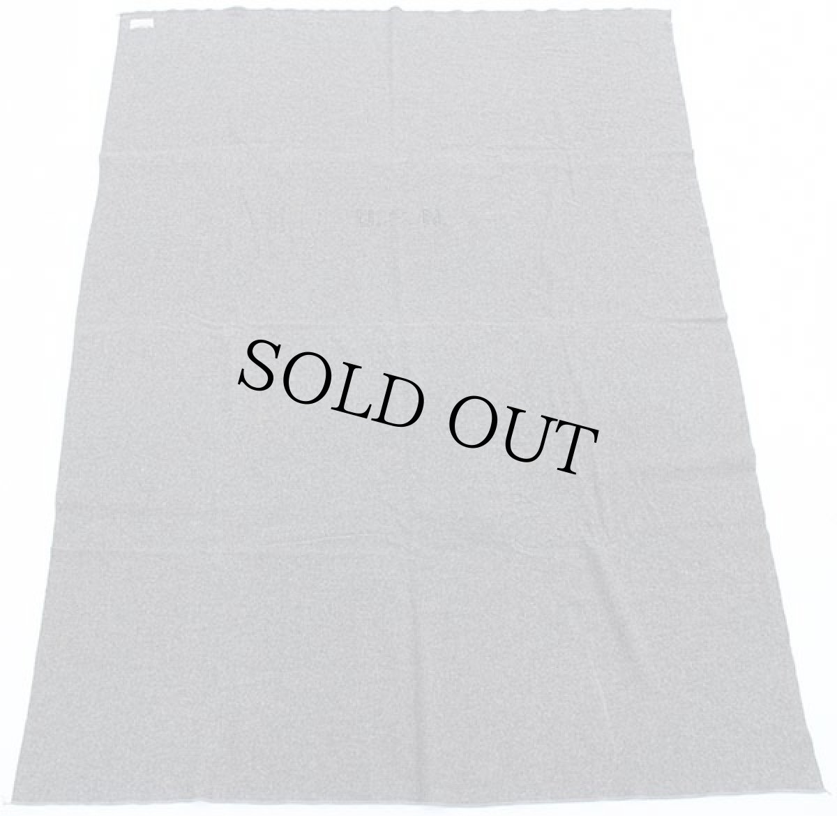 画像2: 50s 米軍 U.S.N. ウール ブランケット グレー (2)