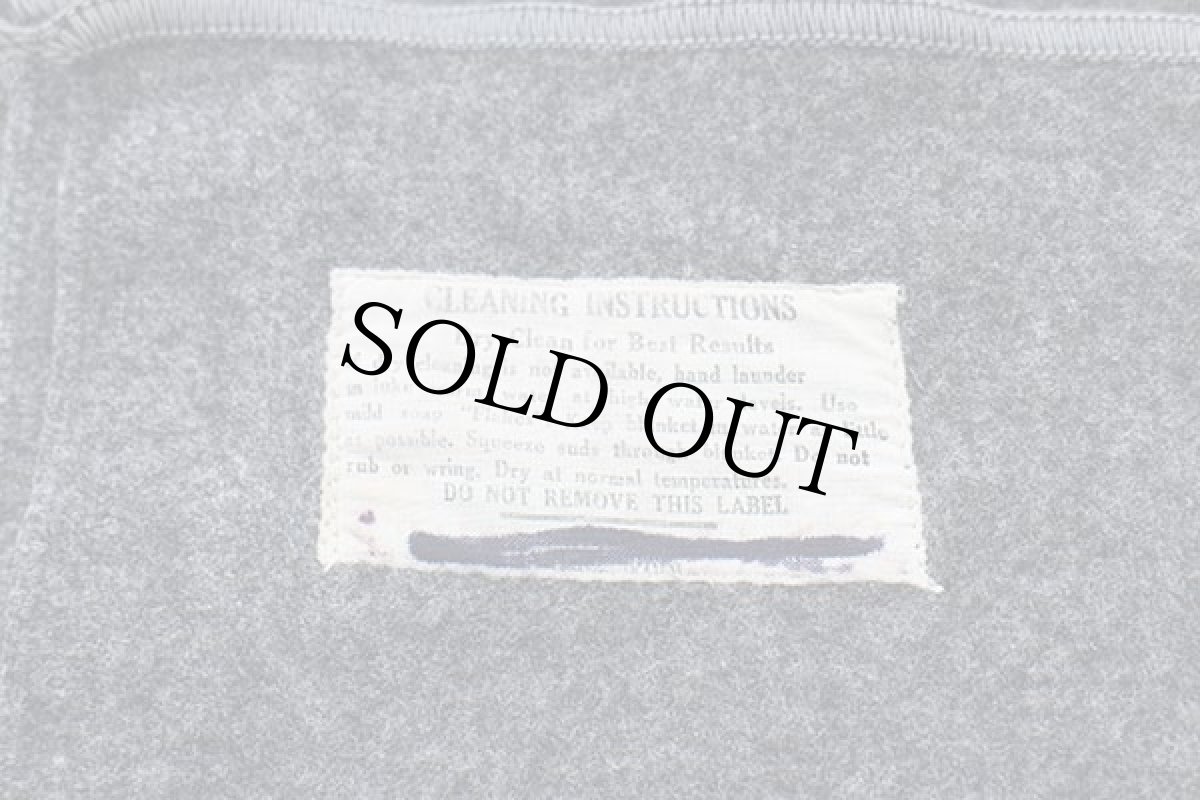 画像3: 50s 米軍 U.S.N. ウール ブランケット グレー (3)