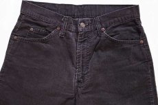 画像3: 80s USA製 Levi'sリーバイス 517-1558 コーデュロイパンツ 炭黒 w31 L31★ブーツカット (3)