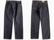 画像1: 90s USA製 Levi'sリーバイス 505 ブラック デニムパンツ w36 L30 (1)