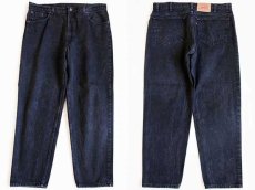 画像1: 90s USA製 Levi'sリーバイス 550 ブラック デニムパンツ w40 L30 (1)