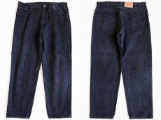 画像1: 90s USA製 Levi'sリーバイス 550 ブラック デニムパンツ w40 L30 (1)