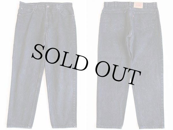 90s USA製 Levi'sリーバイス 550 ブラック デニムパンツ w40 L30