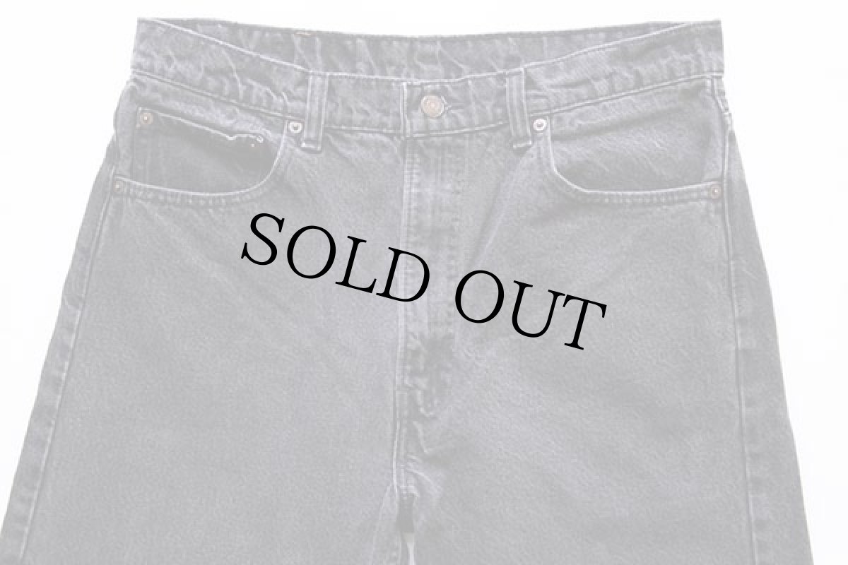 画像2: 90s USA製 Levi'sリーバイス 505 ブラック デニムパンツ w36 L30 (2)