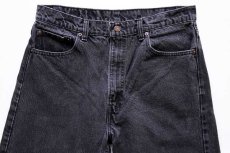 画像2: 90s USA製 Levi'sリーバイス 505 ブラック デニムパンツ w36 L30 (2)