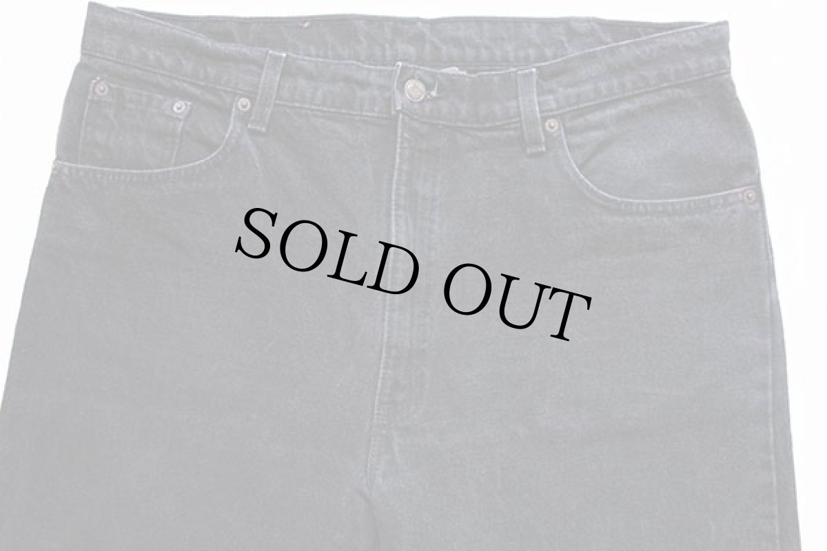 画像2: 90s USA製 Levi'sリーバイス 550 ブラック デニムパンツ w40 L30 (2)