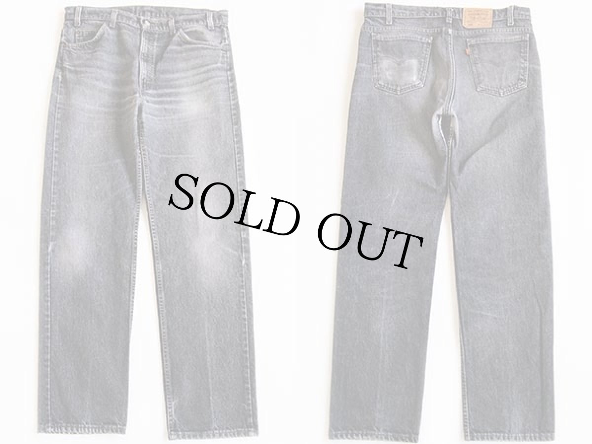画像2: 90s USA製 Levi'sリーバイス 505-0259 先染め ブラック デニムパンツ w36 L32 (2)