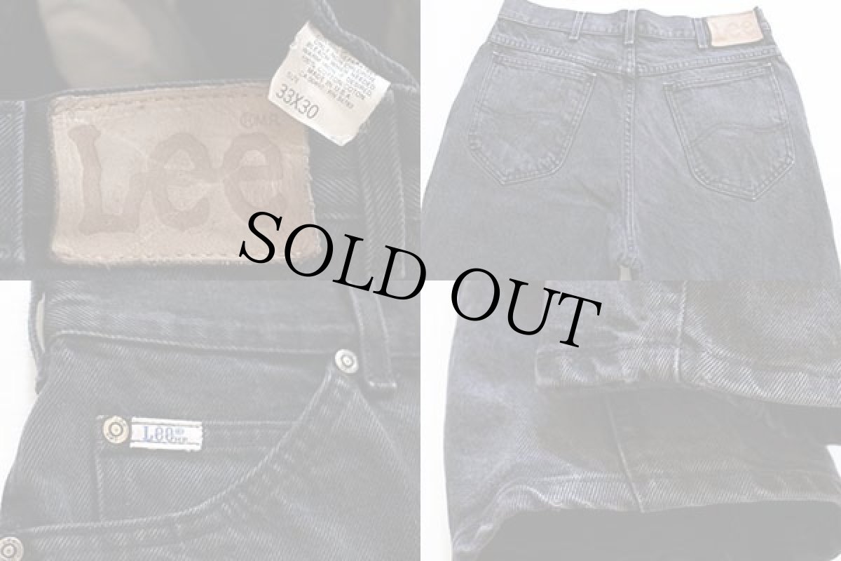 画像3: 90s USA製 Leeリー 200-8902 ブラック デニムパンツ w33 L30 (3)