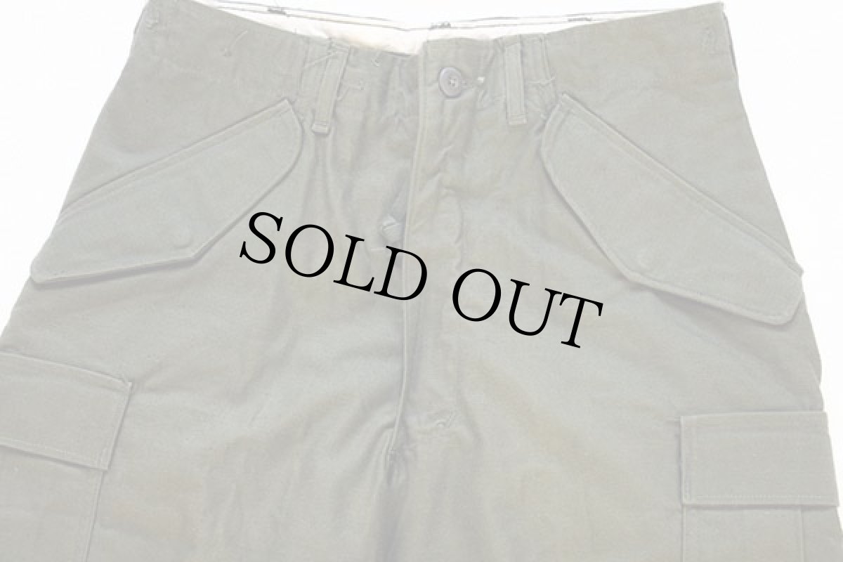 画像3: デッドストック★70s 米軍 U.S.ARMY M-65 フィールド カーゴパンツ オリーブグリーン S-R (3)