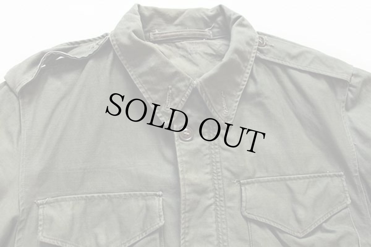 画像3: 50s 米軍 U.S.ARMY M-51 フィールドジャケット オリーブグリーン S-S (3)