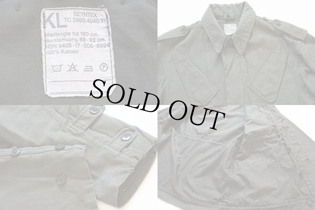 画像3: 80s オランダ軍 SEYNTEX コットン フィールドジャケット オリーブ (3)