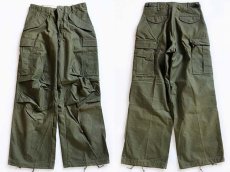 画像2: デッドストック★70s 米軍 U.S.ARMY M-65 フィールド カーゴパンツ オリーブグリーン S-R (2)