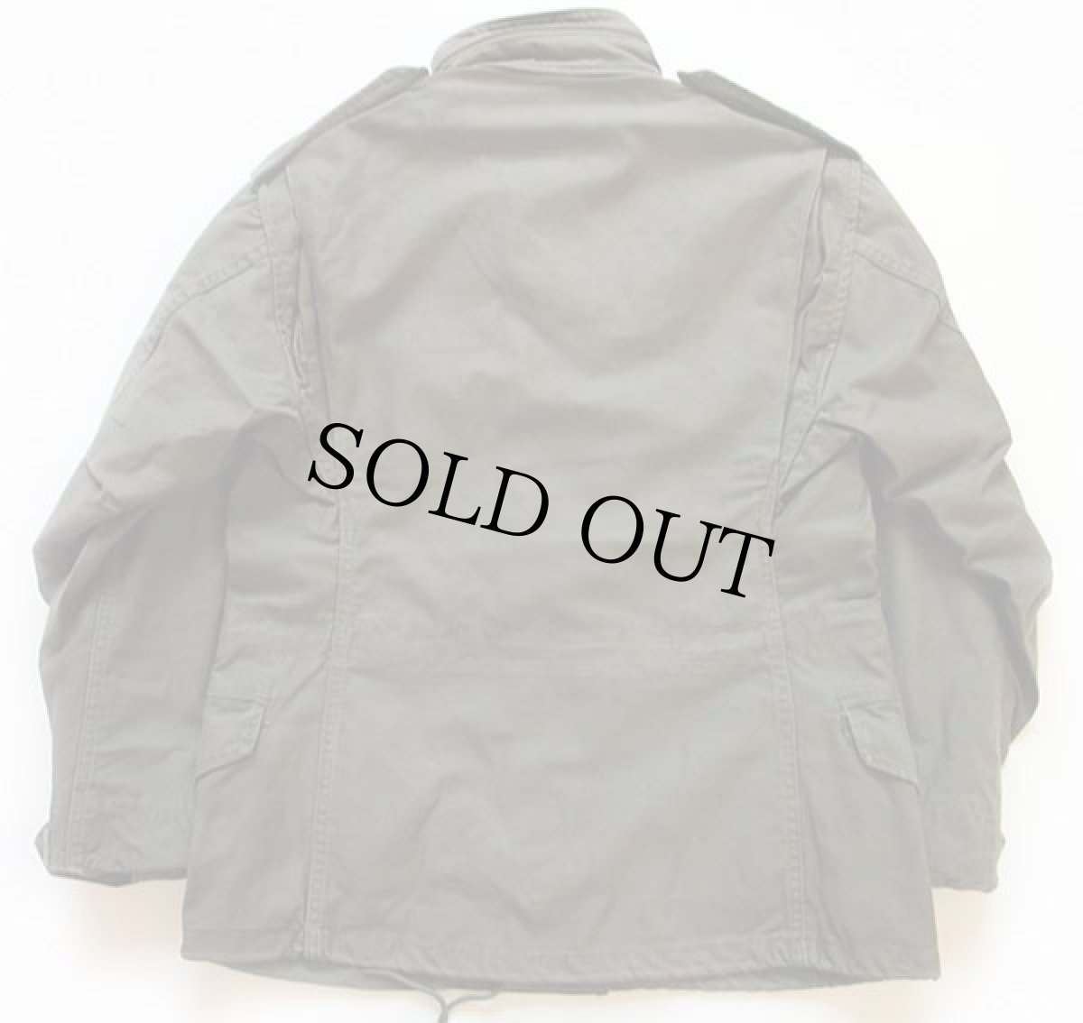 画像2: 80s 米軍 U.S.ARMY パッチ付き M-65 フィールドジャケット オリーブグリーン XS-XS (2)