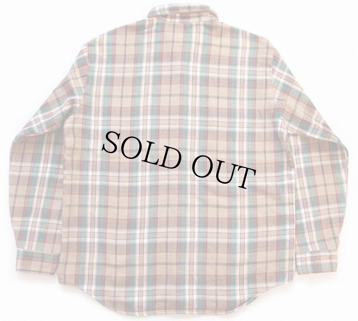 画像2: 70s JCPenney BIGMACビッグマック チェック コットン フランネルシャツ LT (2)