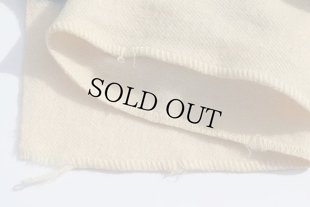 画像5: ビンテージ UNKNOWN マルチボーダー ウール ブランケット★B (5)