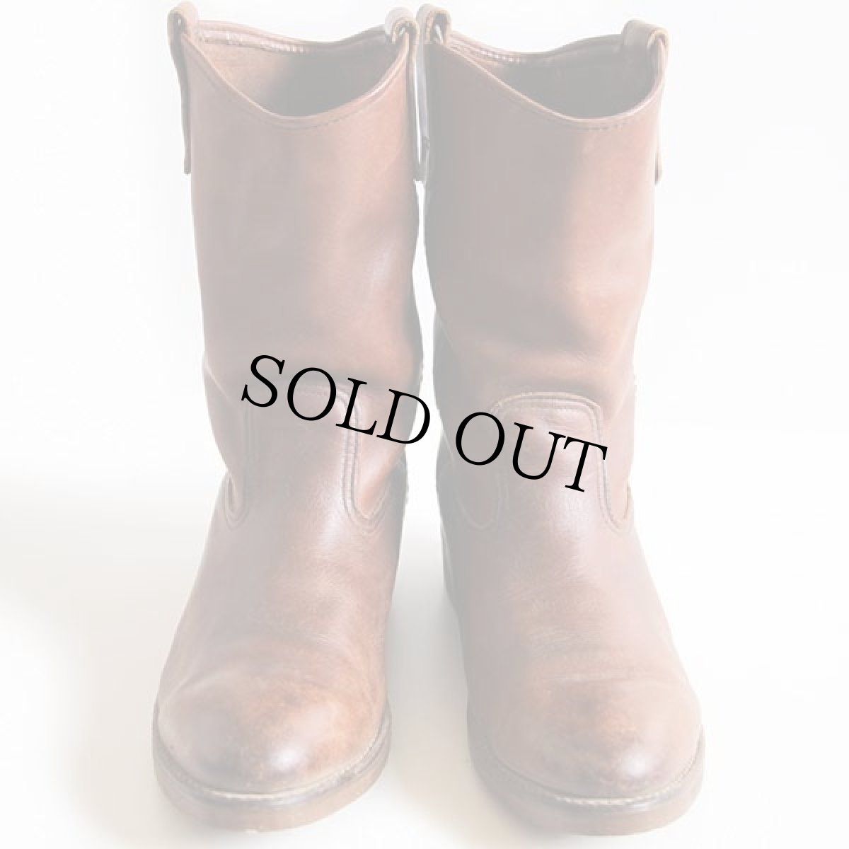 画像3: 90s USA製 REDWINGレッドウイング 1155 ペコスブーツ 茶 9.5E (3)