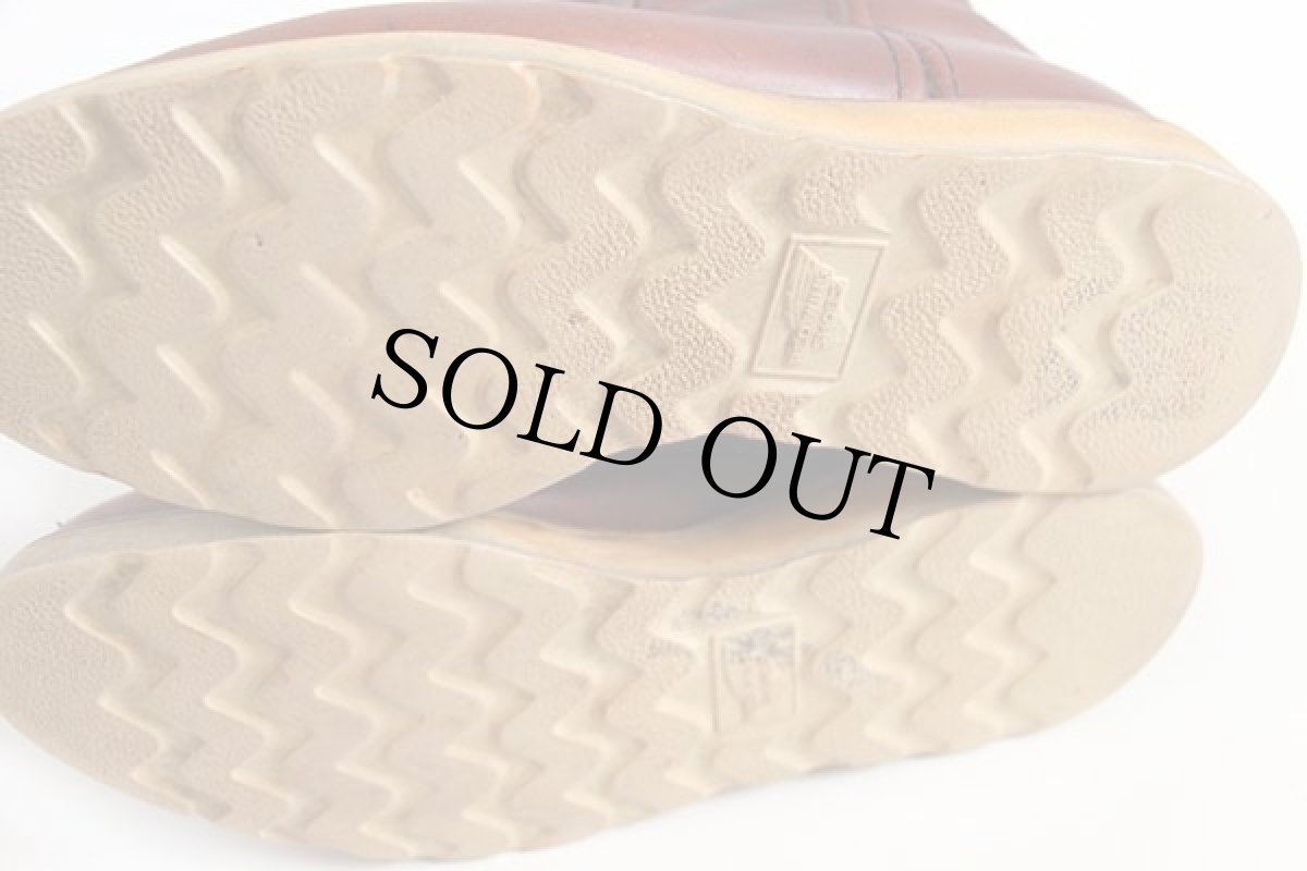 画像10: 70s USA製 REDWINGレッドウイング 866 犬タグ アイリッシュセッター ペコスブーツ 赤茶 7.5D (10)