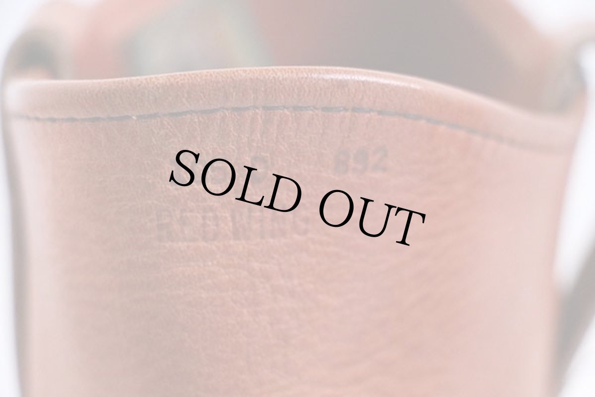 画像5: 90s USA製 REDWINGレッドウイング 866 緑犬タグ アイリッシュセッター ペコスブーツ 赤茶 10.5D (5)