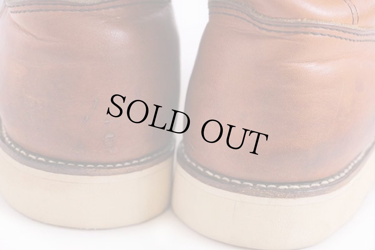 画像9: 90s USA製 REDWINGレッドウイング 866 緑犬タグ アイリッシュセッター ペコスブーツ 茶 9D (9)