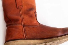 画像8: 80s USA製 REDWINGレッドウイング 866 犬タグ アイリッシュセッター ペコスブーツ 赤茶 10.5E (8)