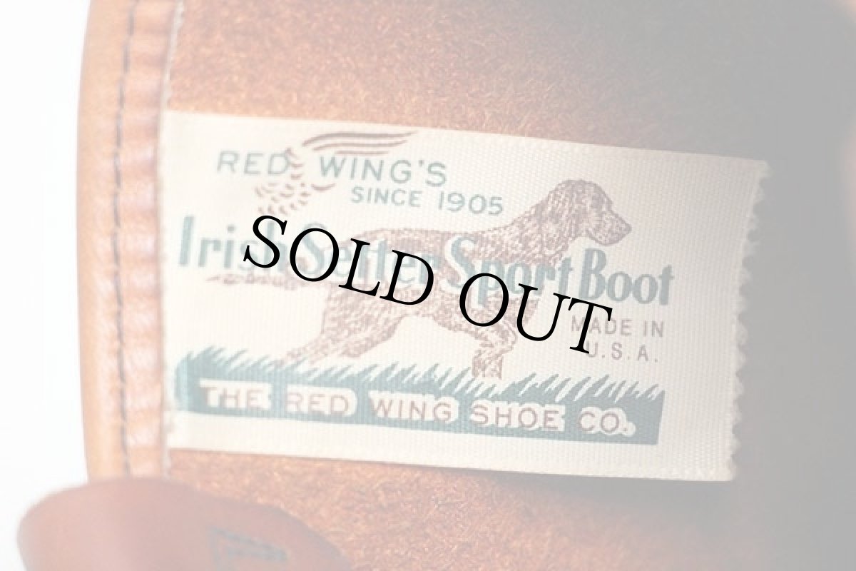 画像4: 80s USA製 REDWINGレッドウイング 866 犬タグ アイリッシュセッター ペコスブーツ 赤茶 9 (4)