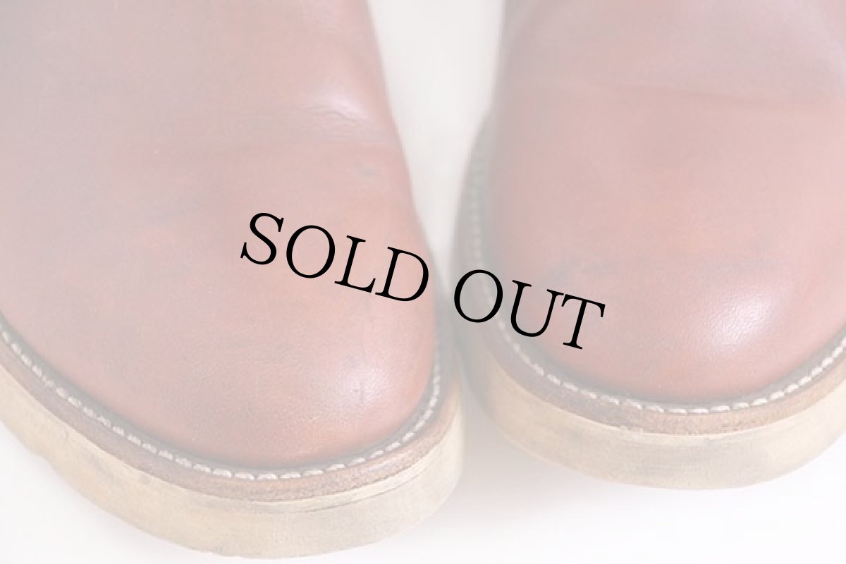 画像7: 80s USA製 REDWINGレッドウイング 866 犬タグ アイリッシュセッター ペコスブーツ 赤茶 9.5D (7)