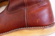 画像8: 70s USA製 REDWINGレッドウイング 866 犬タグ アイリッシュセッター ペコスブーツ 赤茶 7.5D (8)