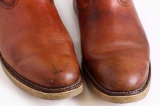 画像7: 80s USA製 REDWINGレッドウイング 866 犬タグ アイリッシュセッター ペコスブーツ 赤茶 10.5E (7)