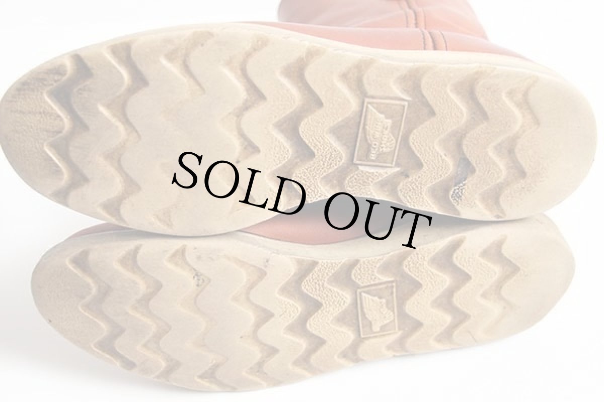 画像10: 80s USA製 REDWINGレッドウイング 866 犬タグ アイリッシュセッター ペコスブーツ 赤茶 9 (10)