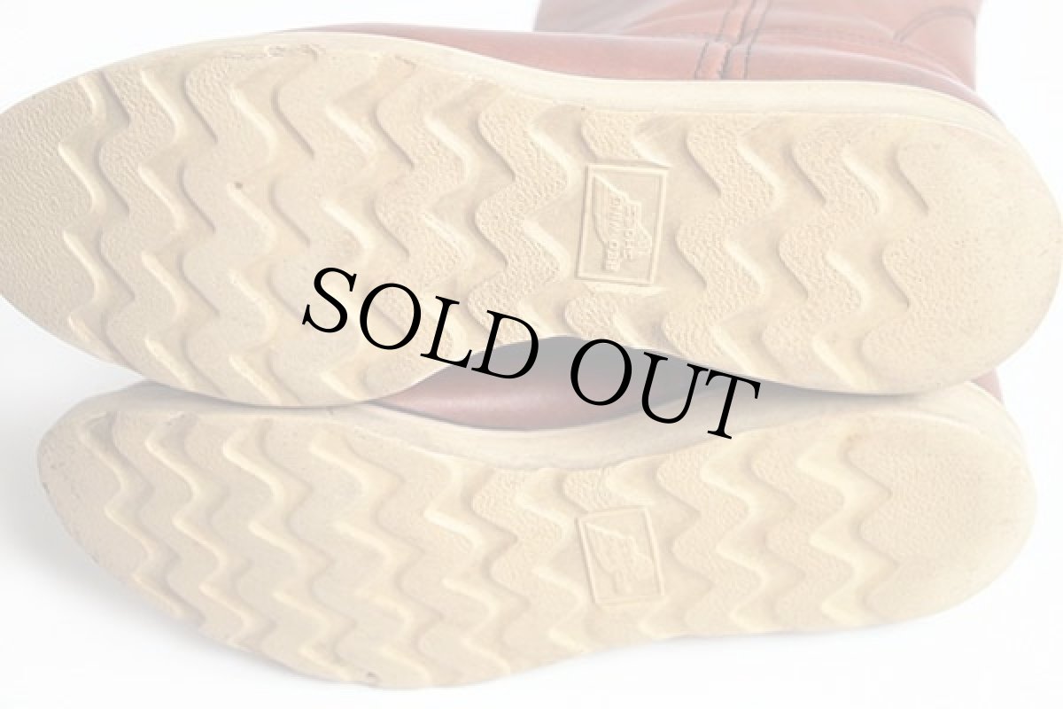 画像10: 80s USA製 REDWINGレッドウイング 866 犬タグ アイリッシュセッター ペコスブーツ 赤茶 9.5D★B (10)