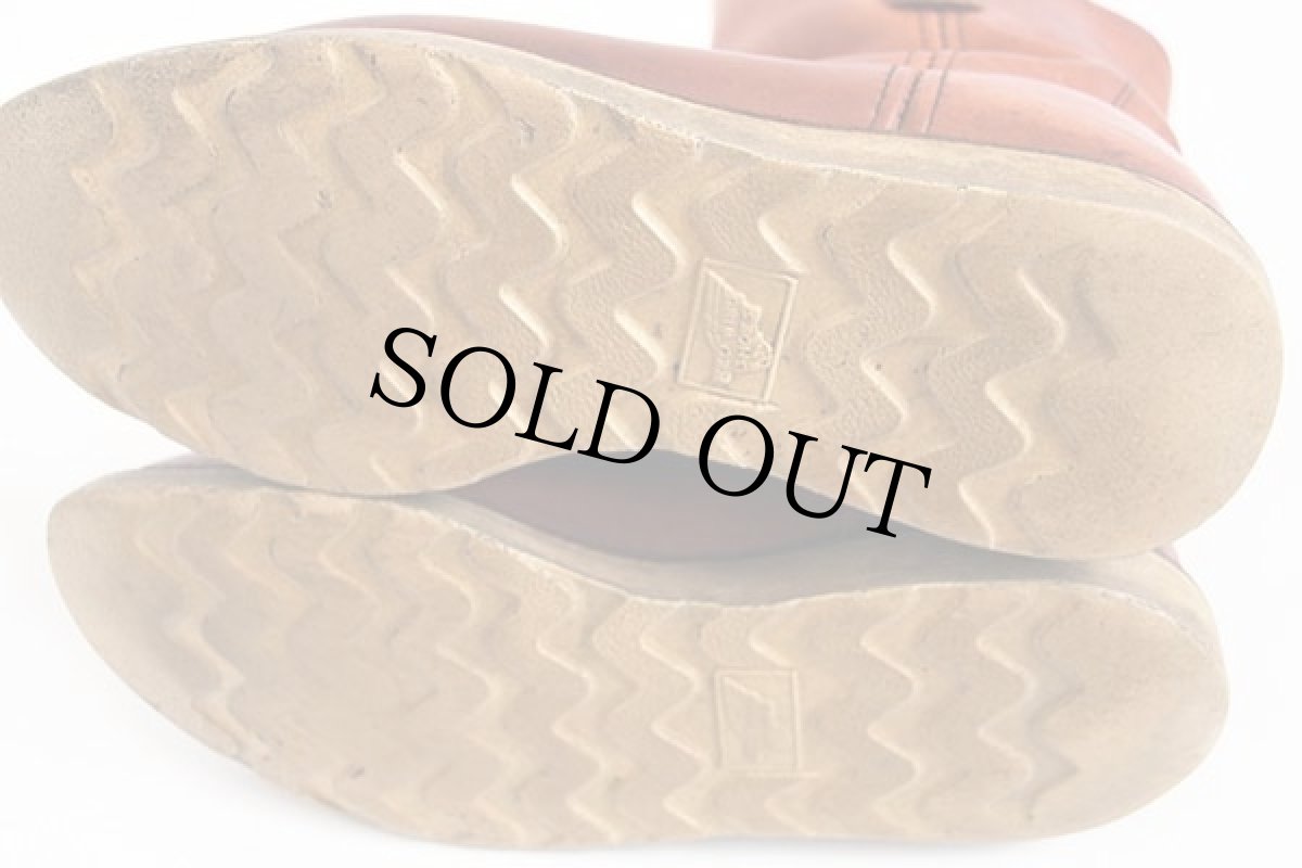 画像10: 80s USA製 REDWINGレッドウイング 866 犬タグ アイリッシュセッター ペコスブーツ 赤茶 10.5E (10)