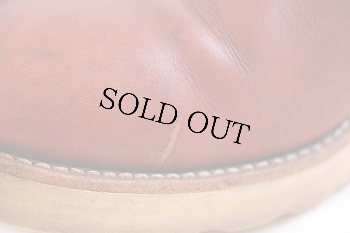 画像8: 80s USA製 REDWINGレッドウイング 866 犬タグ アイリッシュセッター ペコスブーツ 赤茶 9.5D (8)