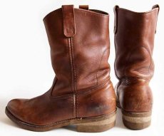 画像2: 90s USA製 REDWINGレッドウイング 1155 ペコスブーツ 茶 9.5E (2)