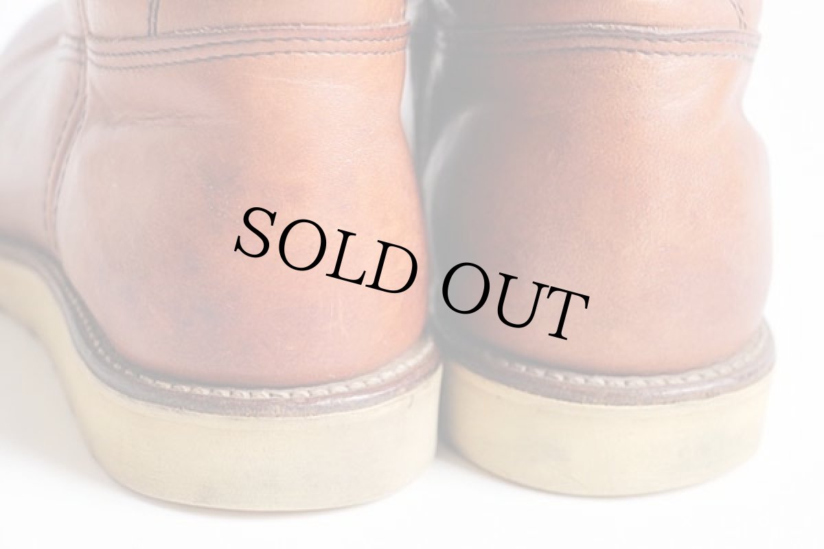 画像9: 80s USA製 REDWINGレッドウイング 866 犬タグ アイリッシュセッター ペコスブーツ 赤茶 9.5D★B (9)