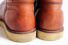 画像9: 80s USA製 REDWINGレッドウイング 866 犬タグ アイリッシュセッター ペコスブーツ 赤茶 9.5D★B (9)