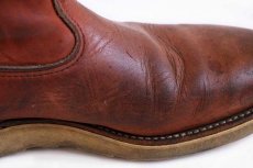 画像7: 90s USA製 REDWINGレッドウイング 866 緑犬タグ アイリッシュセッター ペコスブーツ 赤茶 10.5D (7)