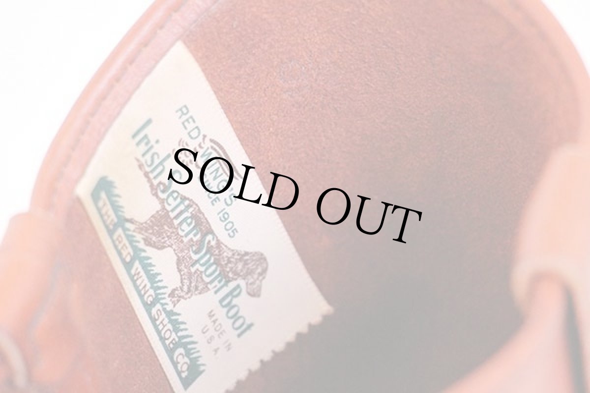 画像4: 80s USA製 REDWINGレッドウイング 866 犬タグ アイリッシュセッター ペコスブーツ 赤茶 9.5D (4)