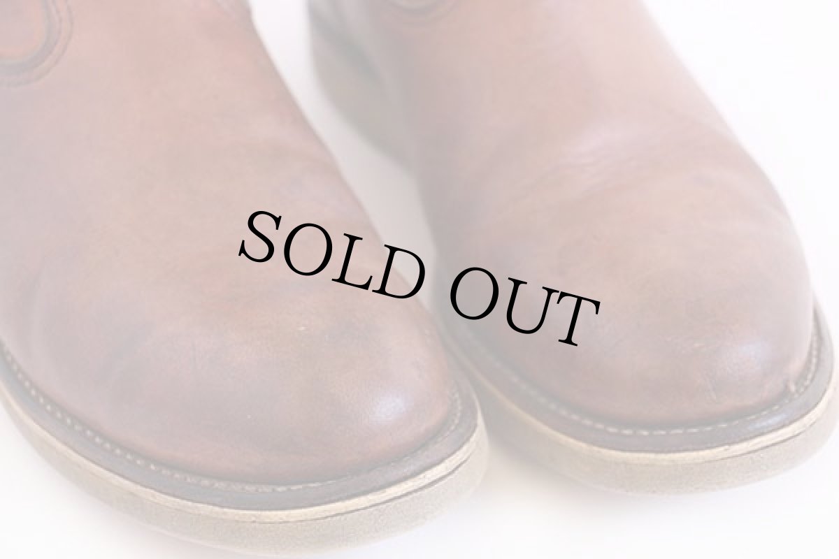 画像9: 90s USA製 REDWINGレッドウイング 866 緑犬タグ アイリッシュセッター ペコスブーツ 赤茶 10.5D (9)