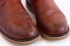 画像9: 90s USA製 REDWINGレッドウイング 866 緑犬タグ アイリッシュセッター ペコスブーツ 赤茶 10.5D (9)