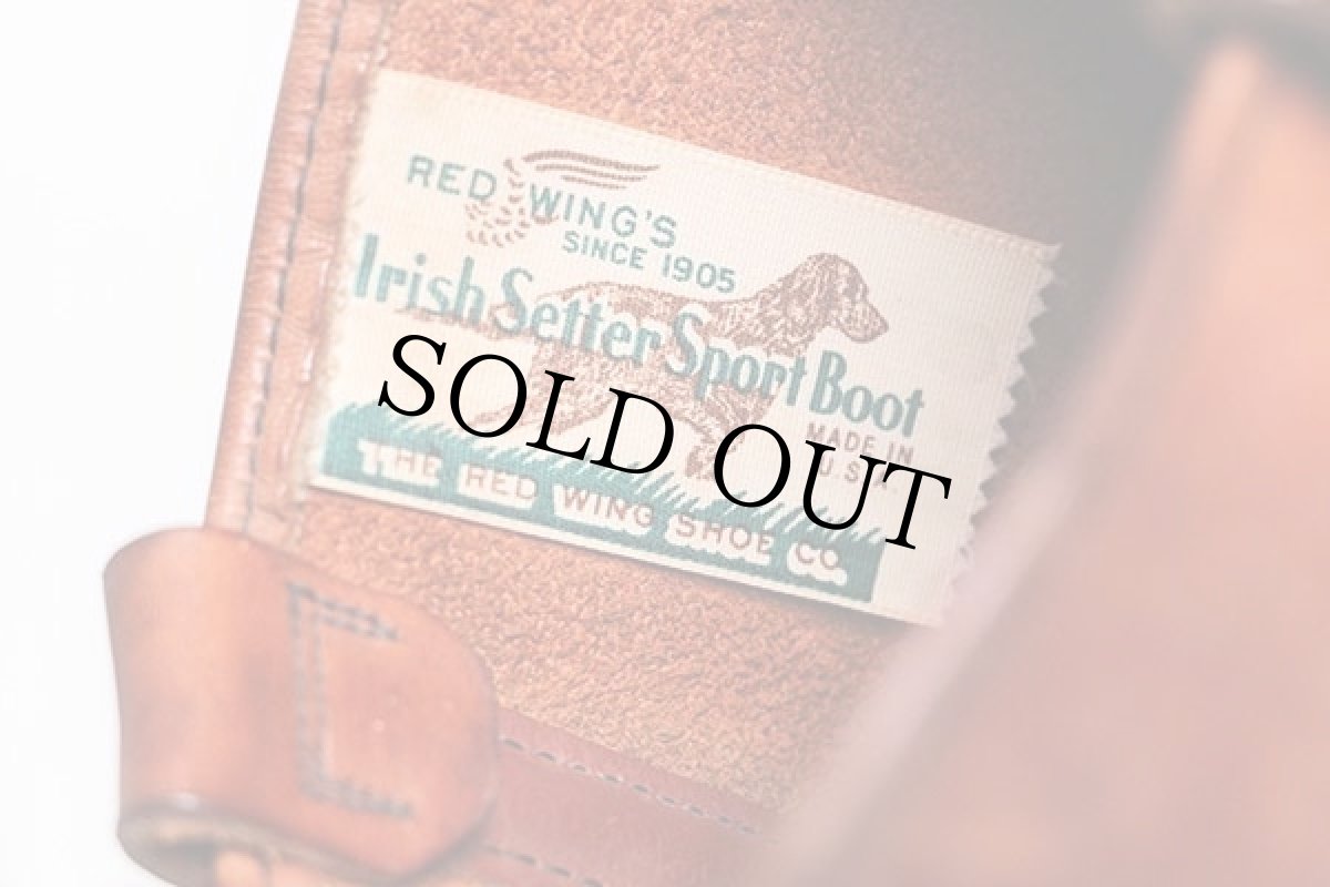 画像4: 80s USA製 REDWINGレッドウイング 866 犬タグ アイリッシュセッター ペコスブーツ 赤茶 9.5D★B (4)