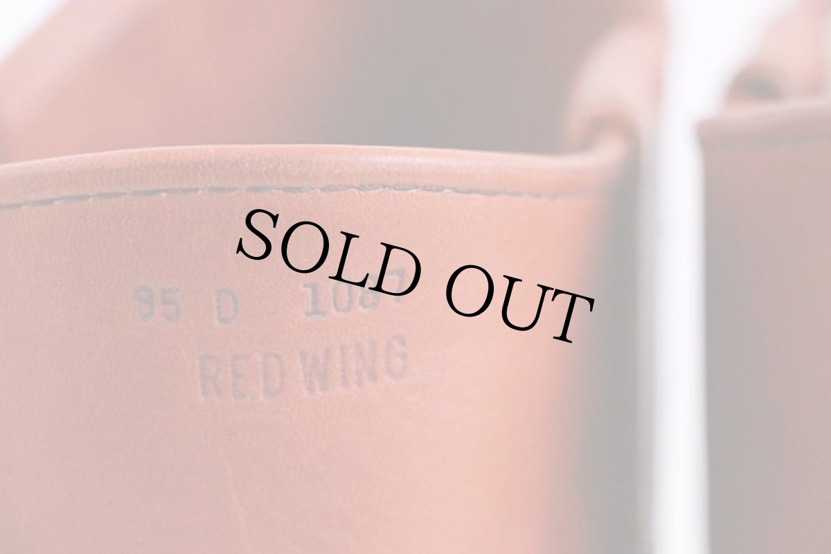 画像5: 80s USA製 REDWINGレッドウイング 866 犬タグ アイリッシュセッター ペコスブーツ 赤茶 9.5D (5)