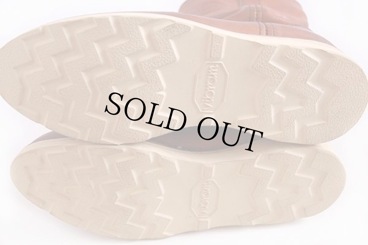 画像10: 90s USA製 REDWINGレッドウイング 866 緑犬タグ アイリッシュセッター ペコスブーツ 茶 9D (10)