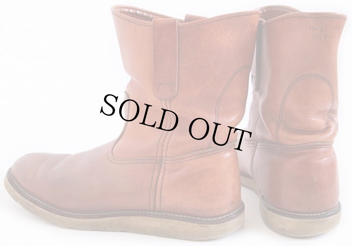 画像2: 80s USA製 REDWINGレッドウイング 866 犬タグ アイリッシュセッター ペコスブーツ 赤茶 10.5E (2)